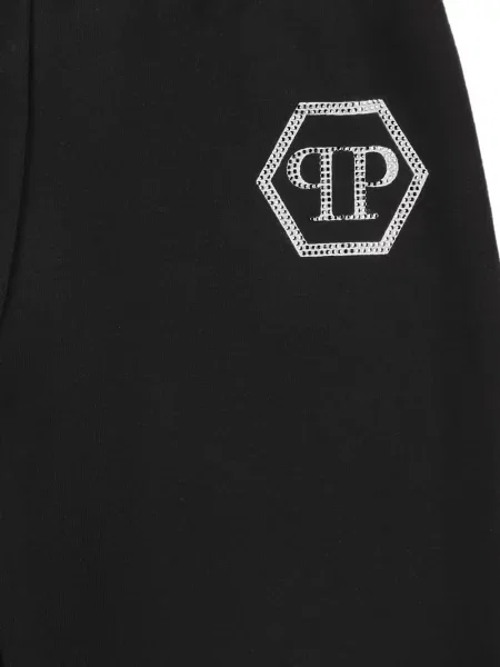 Dětské kalhoty Philipp Plein černé