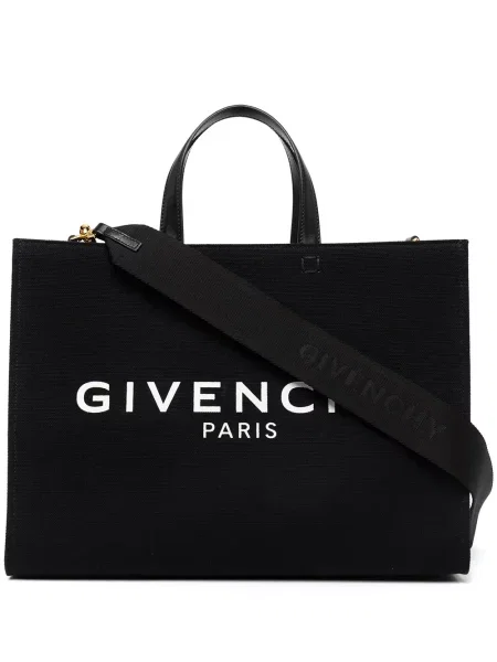 Geantă Givenchy G Tote cu imagine negru