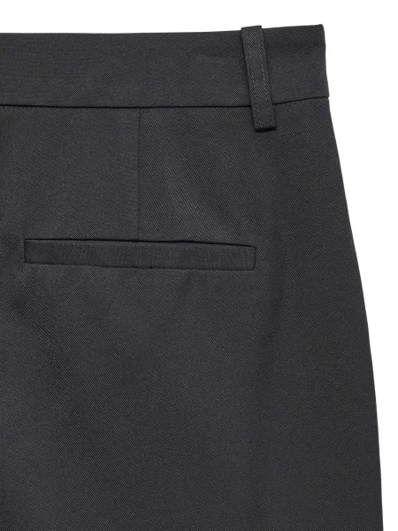 VERO MODA Plisované nohavice AWVIGA antracitová