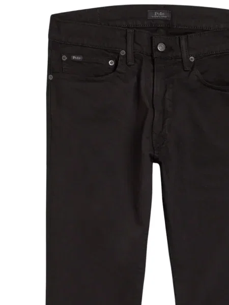 Polo Polo Ralph Lauren de catifea cord în carouri negru