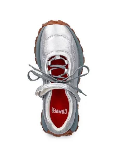 Sneakerși Camper din piele gri