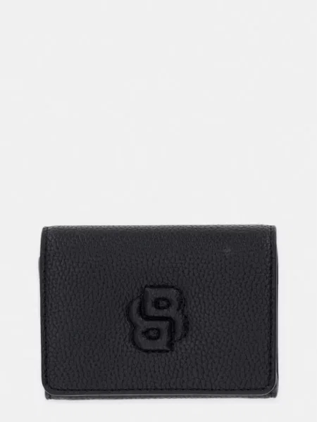 BOSS portofel pentru femei Anett SM Flap Wallet negru