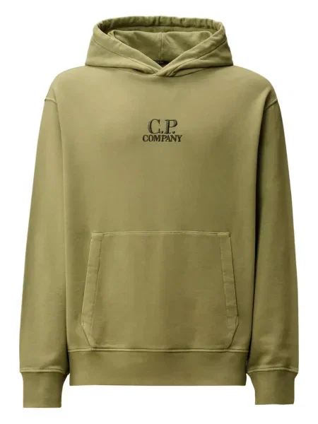 Hanorac cu glugă C.p. Company cu broderie verde