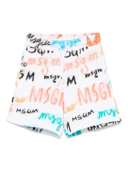 Szorty dziecięce Msgm białe