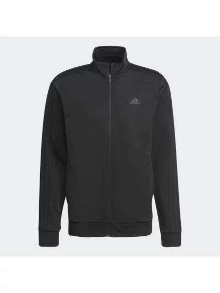 Kurtka Adidas w paski do biegania czarna