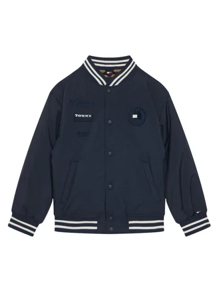 Tommy Hilfiger Яке бомбър Graphic Тъмносин
