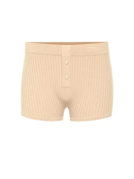 Pantaloni scurți Live The Process tricotate bej