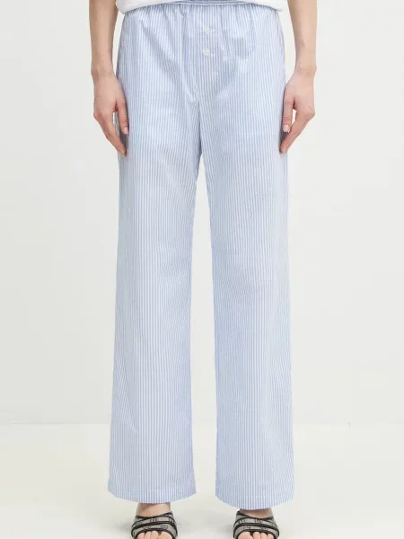 Штани Fiorucci Striped Logo широкі висока посадка