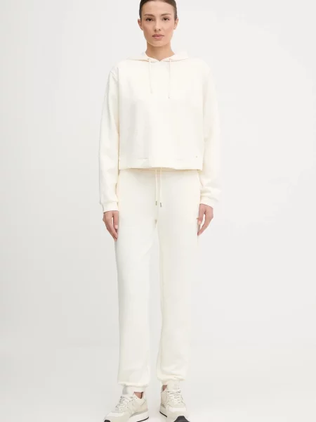 Однотонные спортивные штаны Guess бежевые