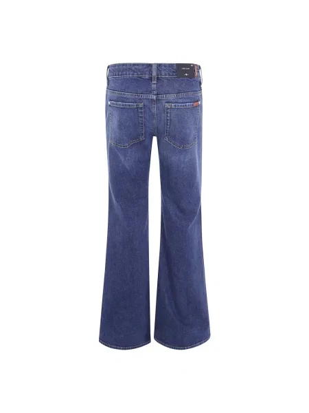 Jeansy dzwony 7 For All Mankind niebieskie