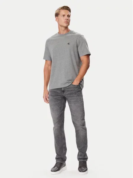 Calvin Klein Jeans Marškinėliai Easy Monologo pilka