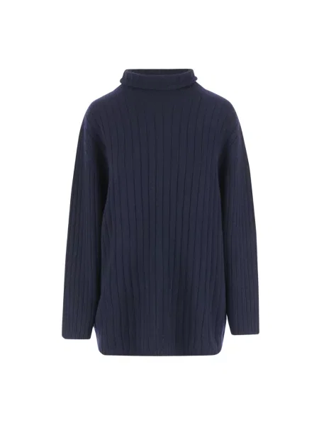 Sweter Aspesi wełniany niebieski