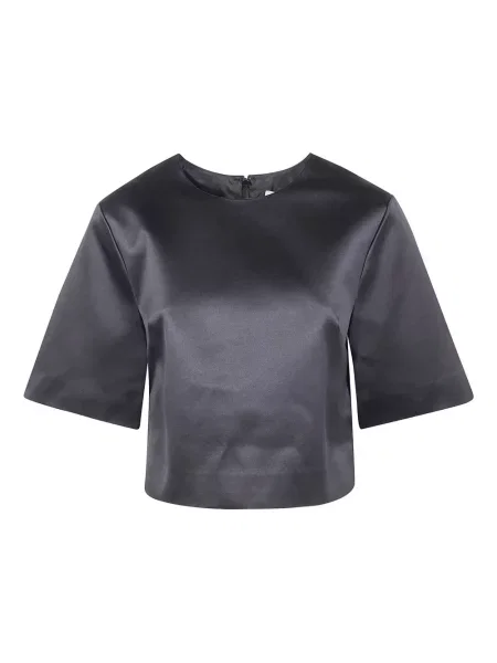 Top By Malene Birger scurt negru