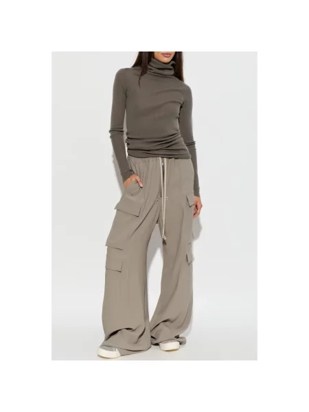 Spodnie Rick Owens szare