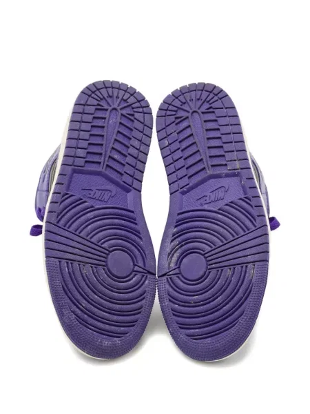 Sneakerși Jordan din piele violet