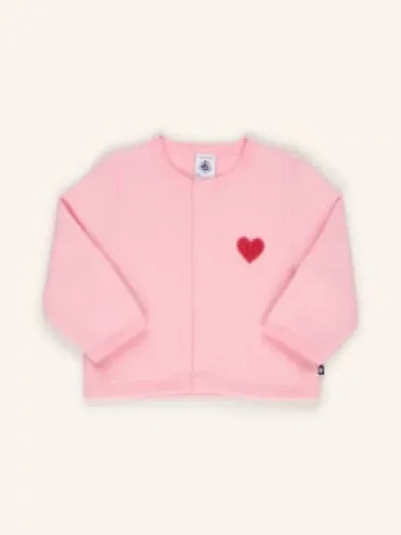 Petit Bateau Mikina růžová červená