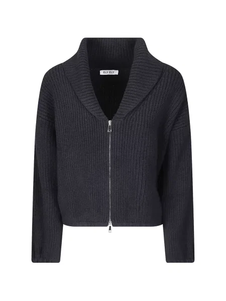 Cardigan Ely Ely tricotate negru