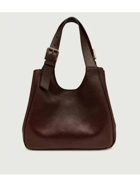 Furla De piele geantă shopper Furla Dora M maro