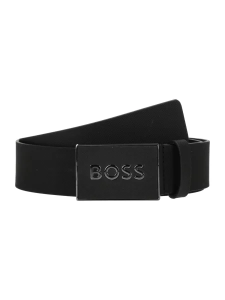 BOSS BLACK De piele curea negru