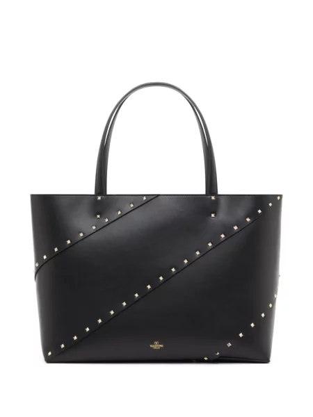 Geantă shopper Valentino Garavani negru