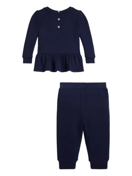 Komplet dresowy dziecięcy Polo Ralph Lauren niebieski