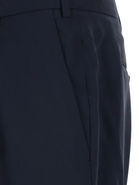 Pantaloni Pt Torino plisate albastru