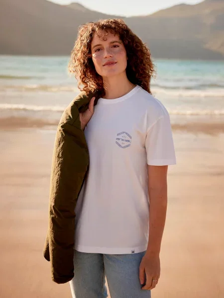 Leena koszulka organiczna White