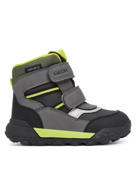 Geox Čizme za snijeg B Trekkyup Boy B Abx S crna
