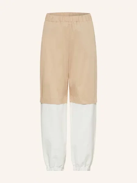 Fendi Spodnie beige beżowe