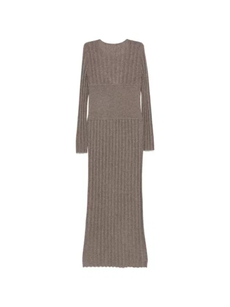 Lung rochie maxi Lisa Yang tricotate maro