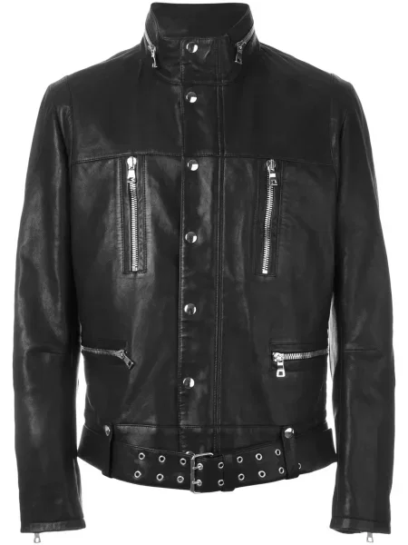 Cu centură geacă Balmain negru