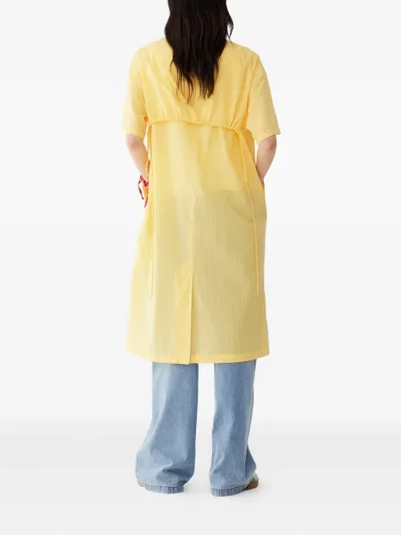 Rochie midi Studio Tomboy până la genunchi de costum galben