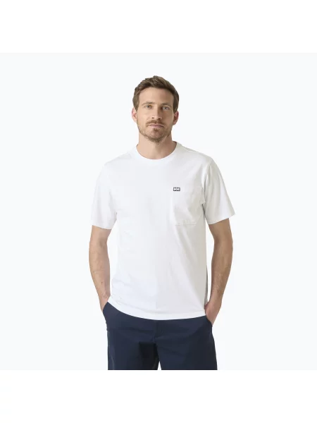 Tricou pentru bărbați Helly Hansen Hudson white alb