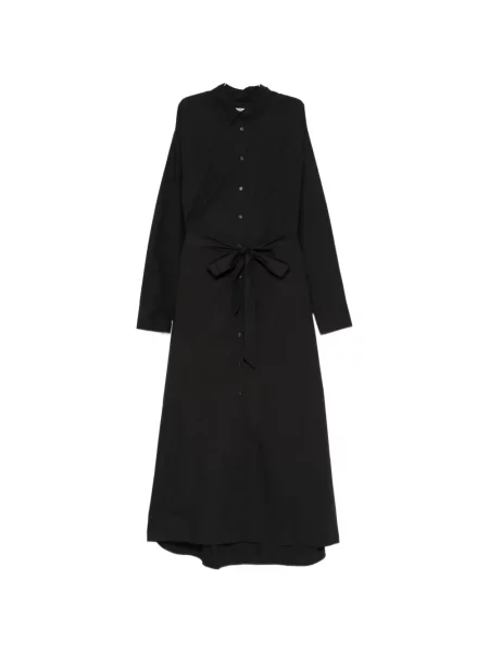 Cu centură rochie tip cămașă Essentiel Antwerp negru