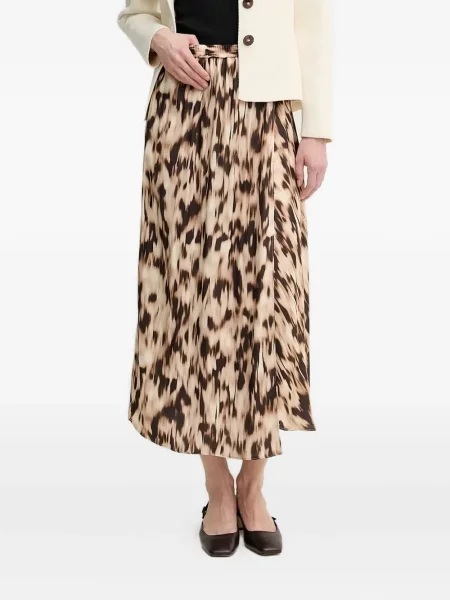 Fustă Pedro Del Hierro cu imagine maro