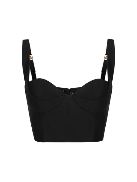 Top Elisabetta Franchi czarny