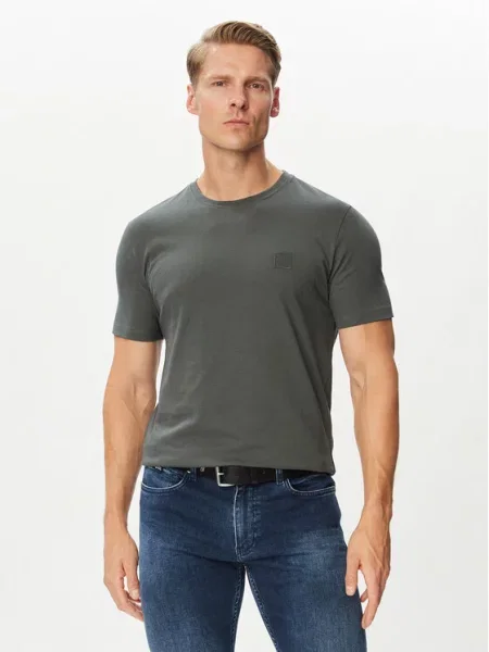 BOSS Tricou Tales Kaki