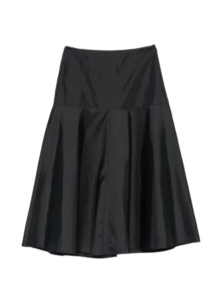 Fustă midi Dorothee Schumacher în linie A negru