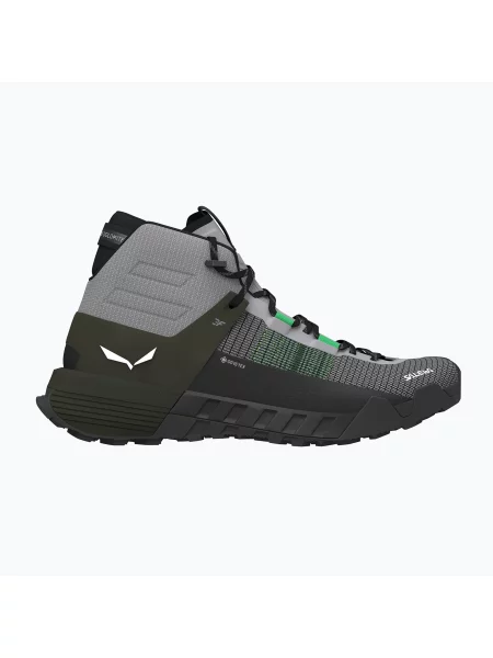 Buty podejściowe Salewa Wildfire Nxt Mid GTX alloy/dark olive szare