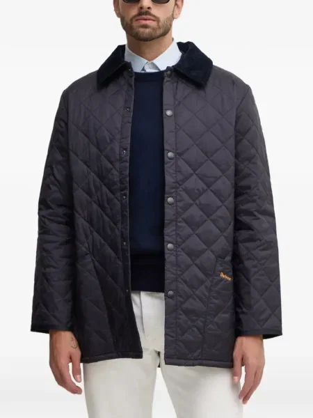 Geacă Barbour de catifea cord albastru