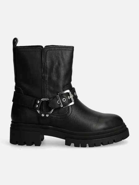 Кожаные ботинки Aldo черные