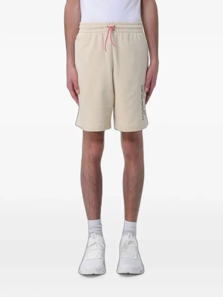 Pantaloni scurți Ea7 Emporio Armani cu imagine cu cordon
