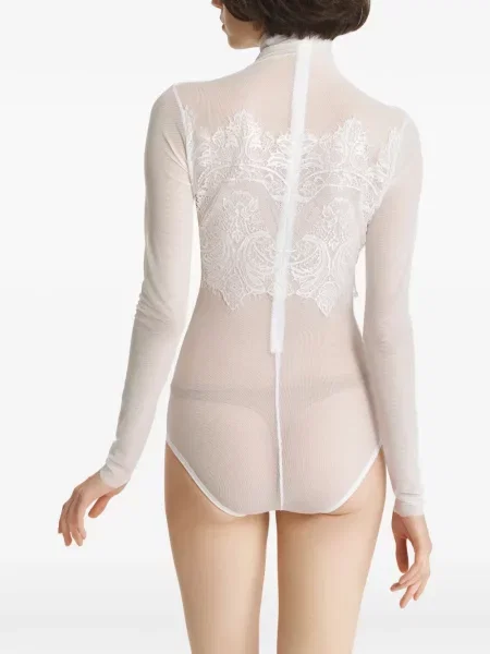 Body 2310 Studio din dantelă alb