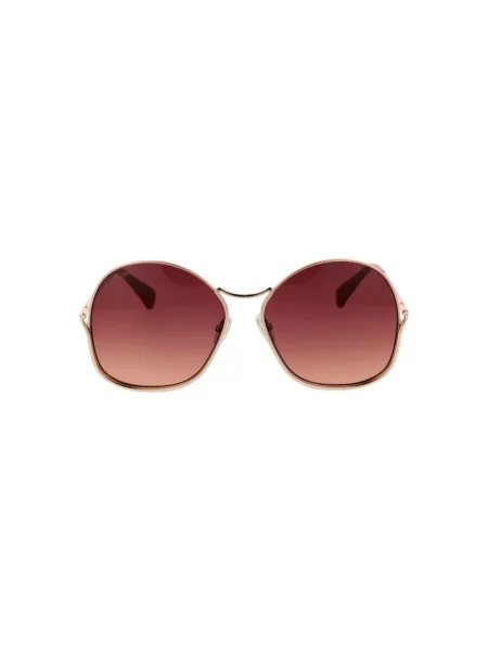 Okulary przeciwsłoneczne Max Mara różowe