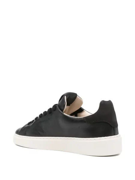 Sneakerși D.a.t.e. cu șireturi din piele negru