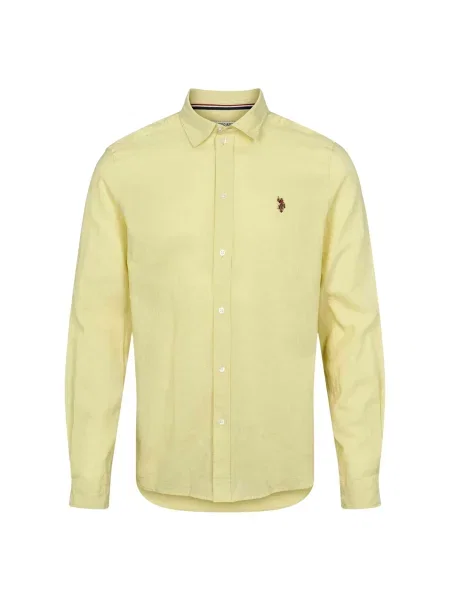 U.S. POLO ASSN. Košile Bolt světle žlutá