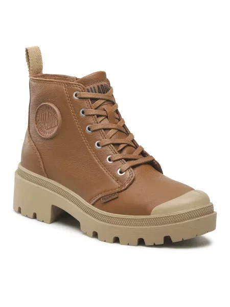 Ορειβατικά παπούτσια Palladium Pallabase Leather Dear Brown καφέ