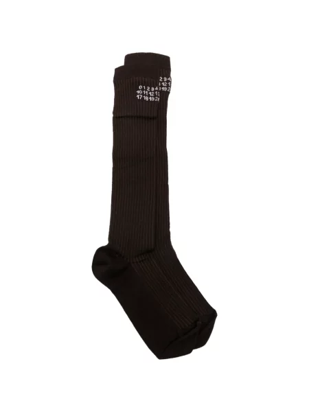 Șosete Mm6 Maison Margiela cu imagine maro