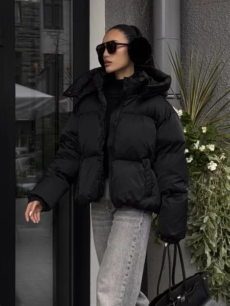 Пуховик Jadone Fashion Pufi_chor чорний