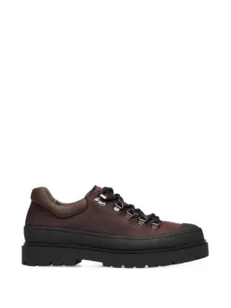 Pantofi Birkenstock cu șireturi din piele maro